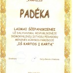 Padėka Laimai