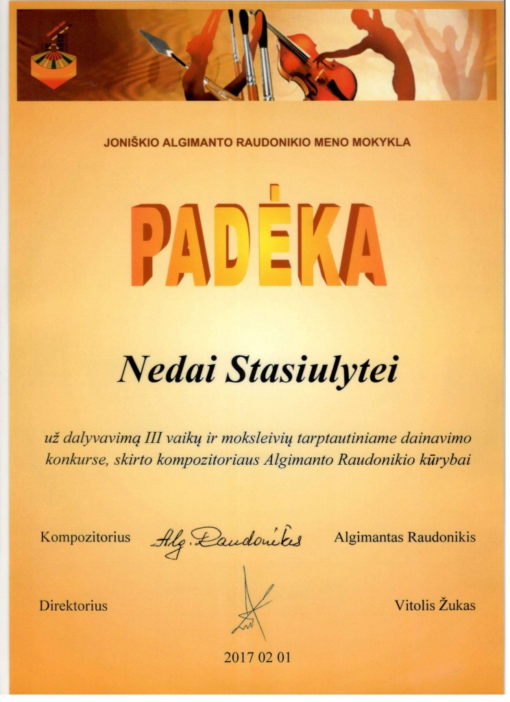 Padėka 2