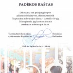 Padeka_Tolerancijos diena 2018