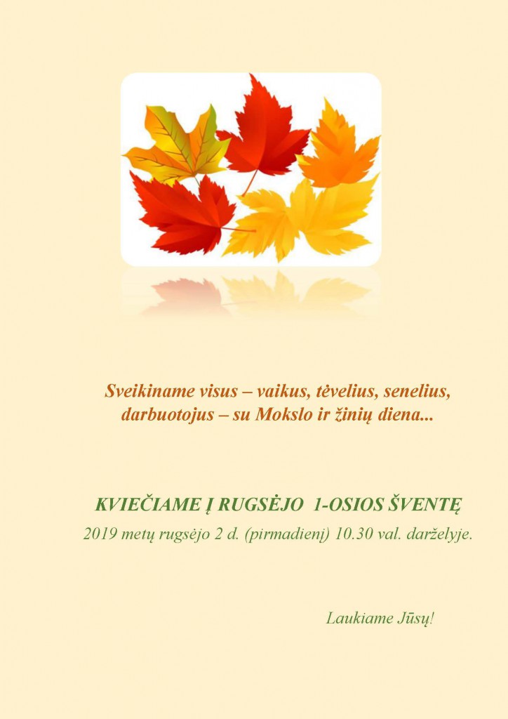 Sveikiname visus